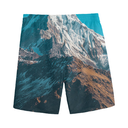 Himalaya Mountain Print Men's Sports Shorts