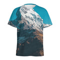 Himalaya Mountain Print Men's Athletic T-Shirt