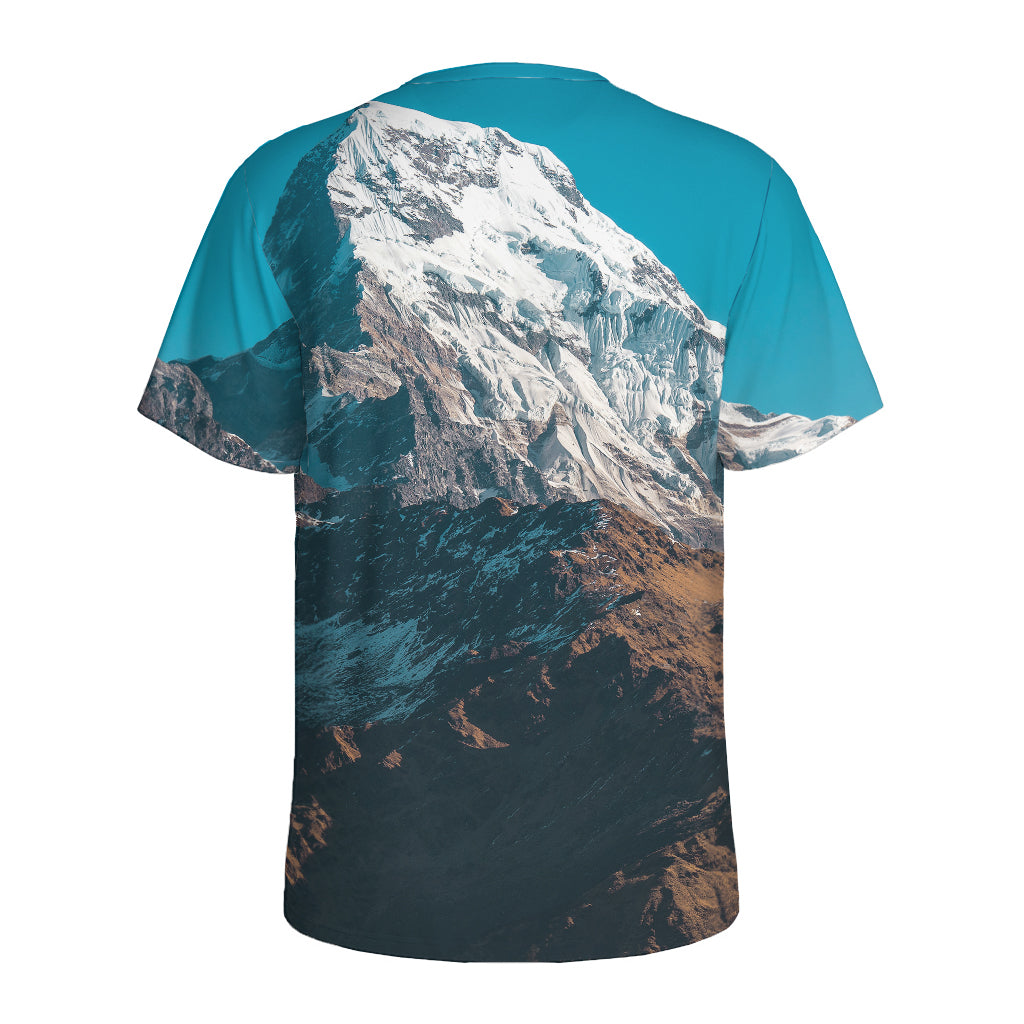 Himalaya Mountain Print Men's Sports T-Shirt