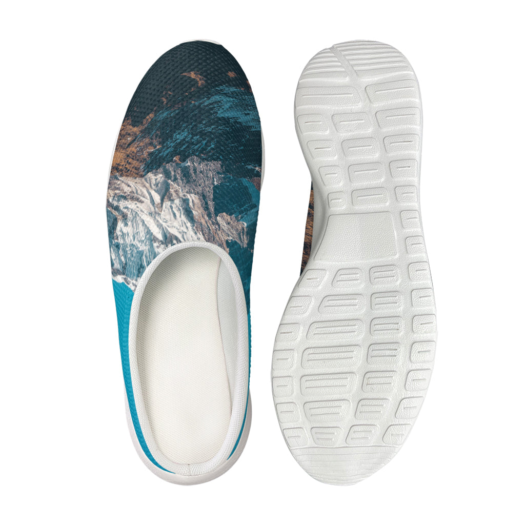 Himalaya Mountain Print Mesh Casual Shoes