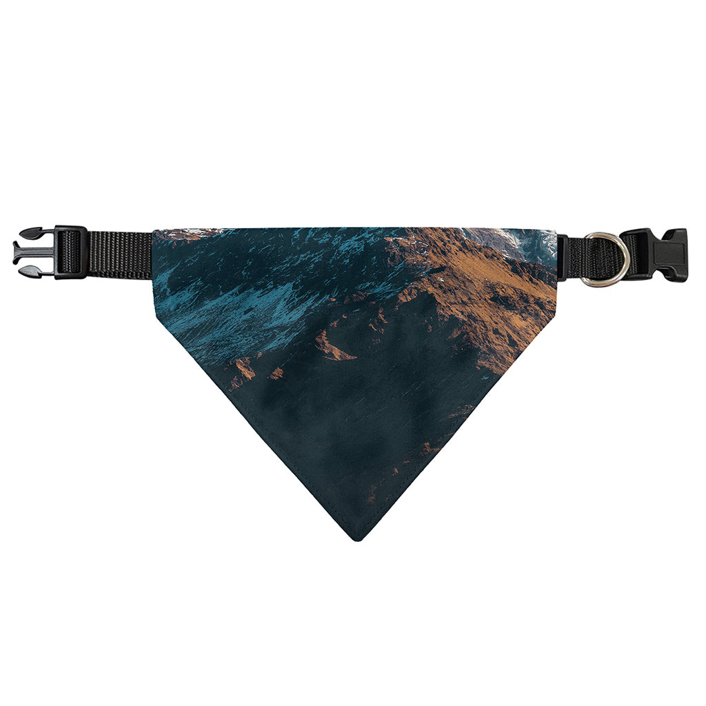 Himalaya Mountain Print Over The Collar Dog Bandana