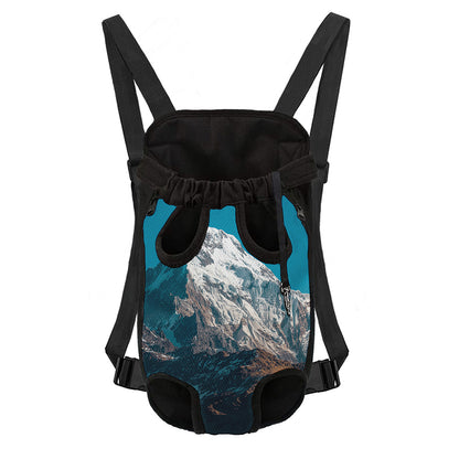 Himalaya Mountain Print Pet Carrier Backpack