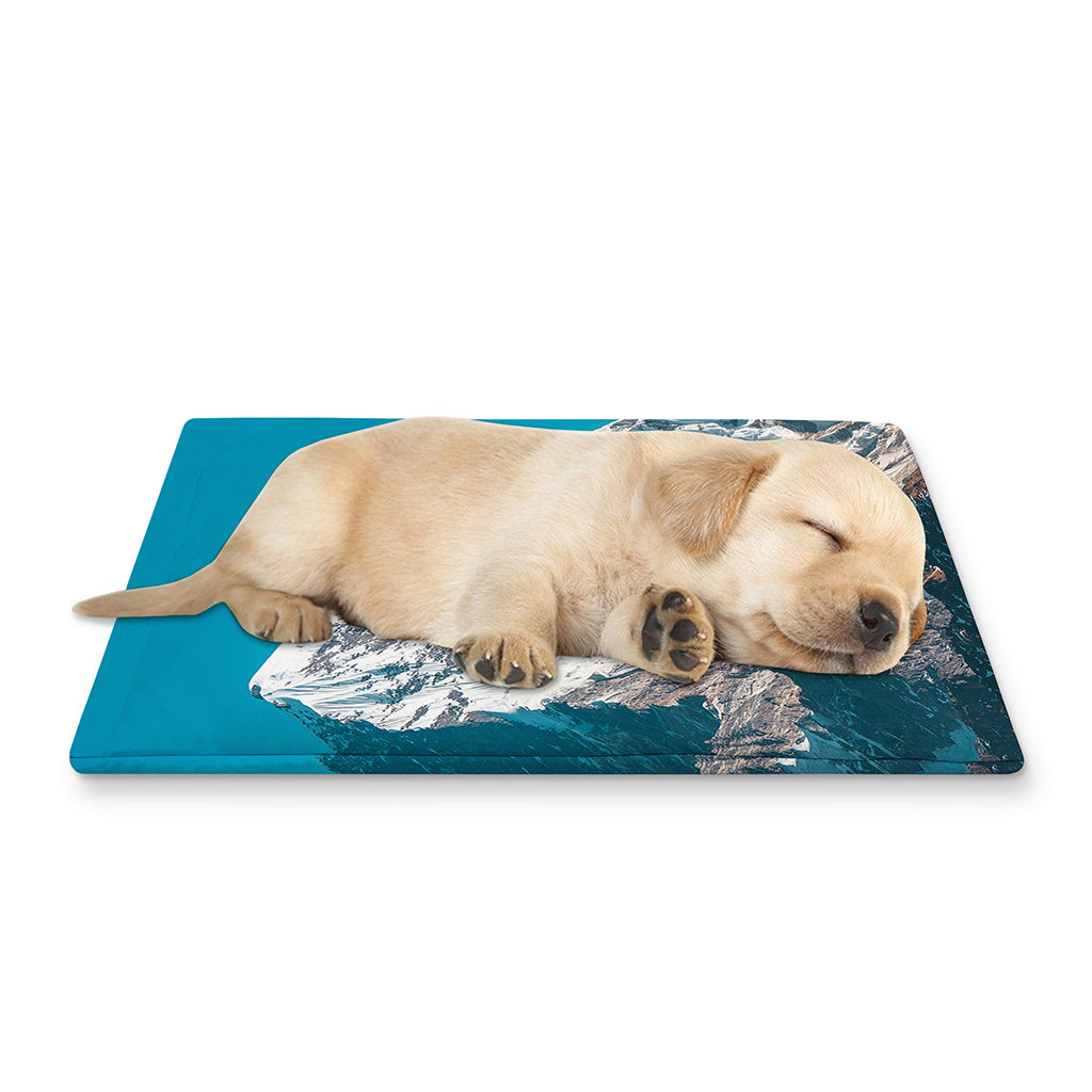 Himalaya Mountain Print Pet Cooling Mat Cover