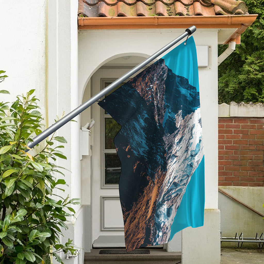 Himalaya Mountain Print Polyester Flag