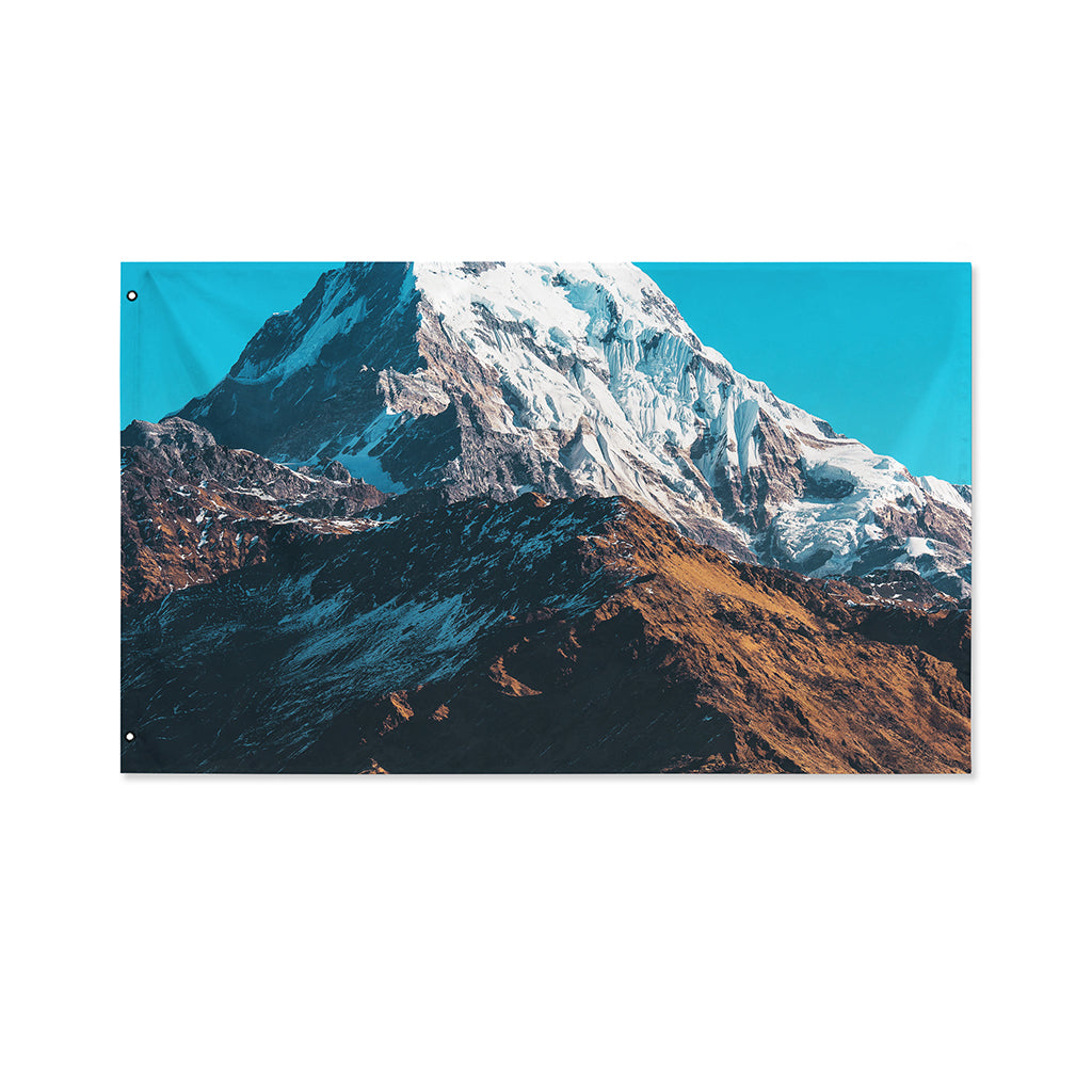 Himalaya Mountain Print Polyester Flag