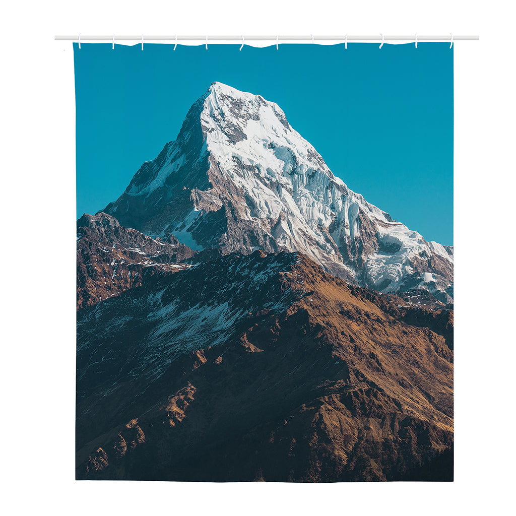 Himalaya Mountain Print Polyester Shower Curtain