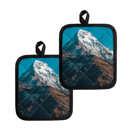 Himalaya Mountain Print Pot Holders
