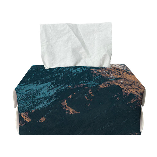 Himalaya Mountain Print Rectangle Tissue Box Cover