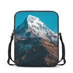 Himalaya Mountain Print Rectangular Crossbody Bag
