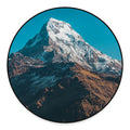 Himalaya Mountain Print Round Floor Mat