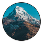 Himalaya Mountain Print Round Floor Mat