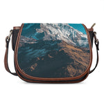 Himalaya Mountain Print Saddle Bag