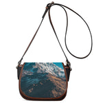 Himalaya Mountain Print Saddle Bag
