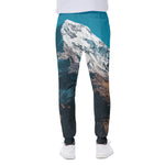 Himalaya Mountain Print Scuba Joggers