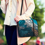 Himalaya Mountain Print Shoulder Strap Bible Bag