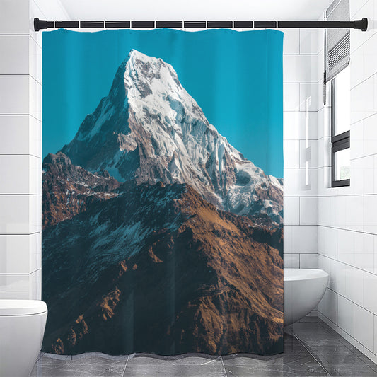 Himalaya Mountain Print Shower Curtain