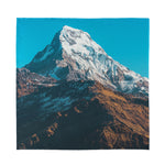 Himalaya Mountain Print Silk Bandana