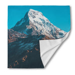 Himalaya Mountain Print Silk Bandana