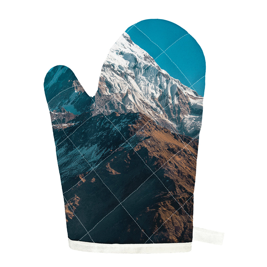 Himalaya Mountain Print Single Oven Mitt