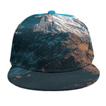 Himalaya Mountain Print Snapback Cap