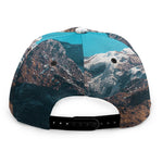 Himalaya Mountain Print Snapback Cap