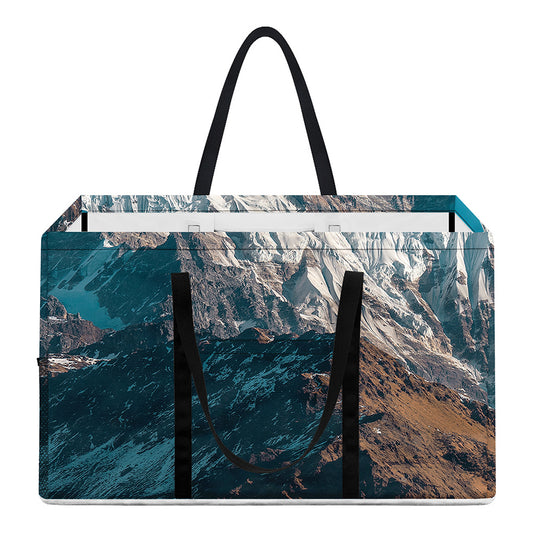Himalaya Mountain Print Utility Tote Bag