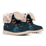 Himalaya Mountain Print Winter Boots