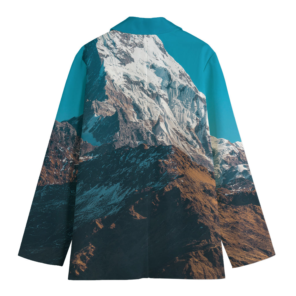 Himalaya Mountain Print Women's Blazer
