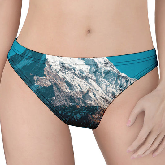 Himalaya Mountain Print Women's Thong