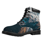 Himalaya Mountain Print Work Boots