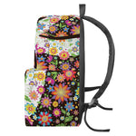 Hippie Flower Peace Sign Print Backpack