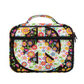 Hippie Flower Peace Sign Print Briefcase Bible Bag