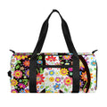 Hippie Flower Peace Sign Print Gym Bag