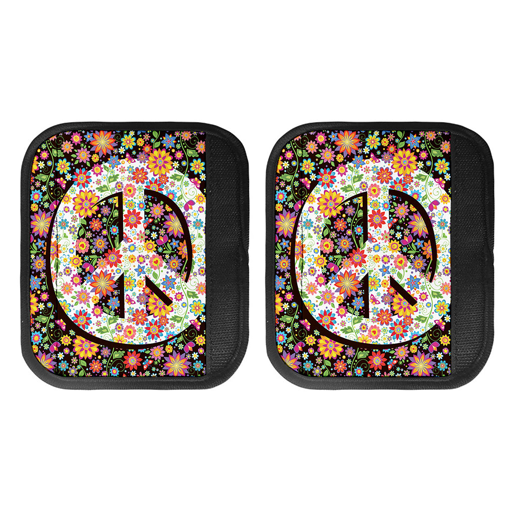 Hippie Flower Peace Sign Print Handle Covers