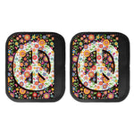 Hippie Flower Peace Sign Print Handle Covers