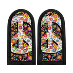 Hippie Flower Peace Sign Print Skillet Handle Cover