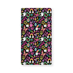 Hippie Peace Sign And Love Pattern Print Baby Crib Sheet