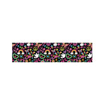 Hippie Peace Sign And Love Pattern Print Bed Runner