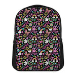 Hippie Peace Sign And Love Pattern Print Casual Backpack