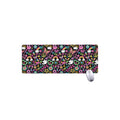 Hippie Peace Sign And Love Pattern Print Extended Mouse Pad