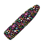 Hippie Peace Sign And Love Pattern Print Ironing Board Cover