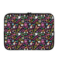 Hippie Peace Sign And Love Pattern Print Laptop Sleeve