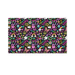 Hippie Peace Sign And Love Pattern Print Polyester Flag