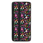 Hippie Peace Sign And Love Pattern Print Refrigerator Handle Covers