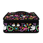 Hippie Peace Sign And Love Pattern Print Small Lunch Bag