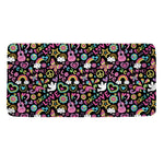 Hippie Peace Sign And Love Pattern Print Towel