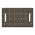 Hippie Peace Sign Flower Pattern Print Golf Cart Seat Cover