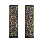 Hippie Peace Sign Flower Pattern Print Handle Covers