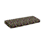 Hippie Peace Sign Flower Pattern Print Piano Keyboard Cover