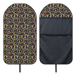 Hippie Peace Sign Flower Pattern Print Waterproof Car Seat Cover